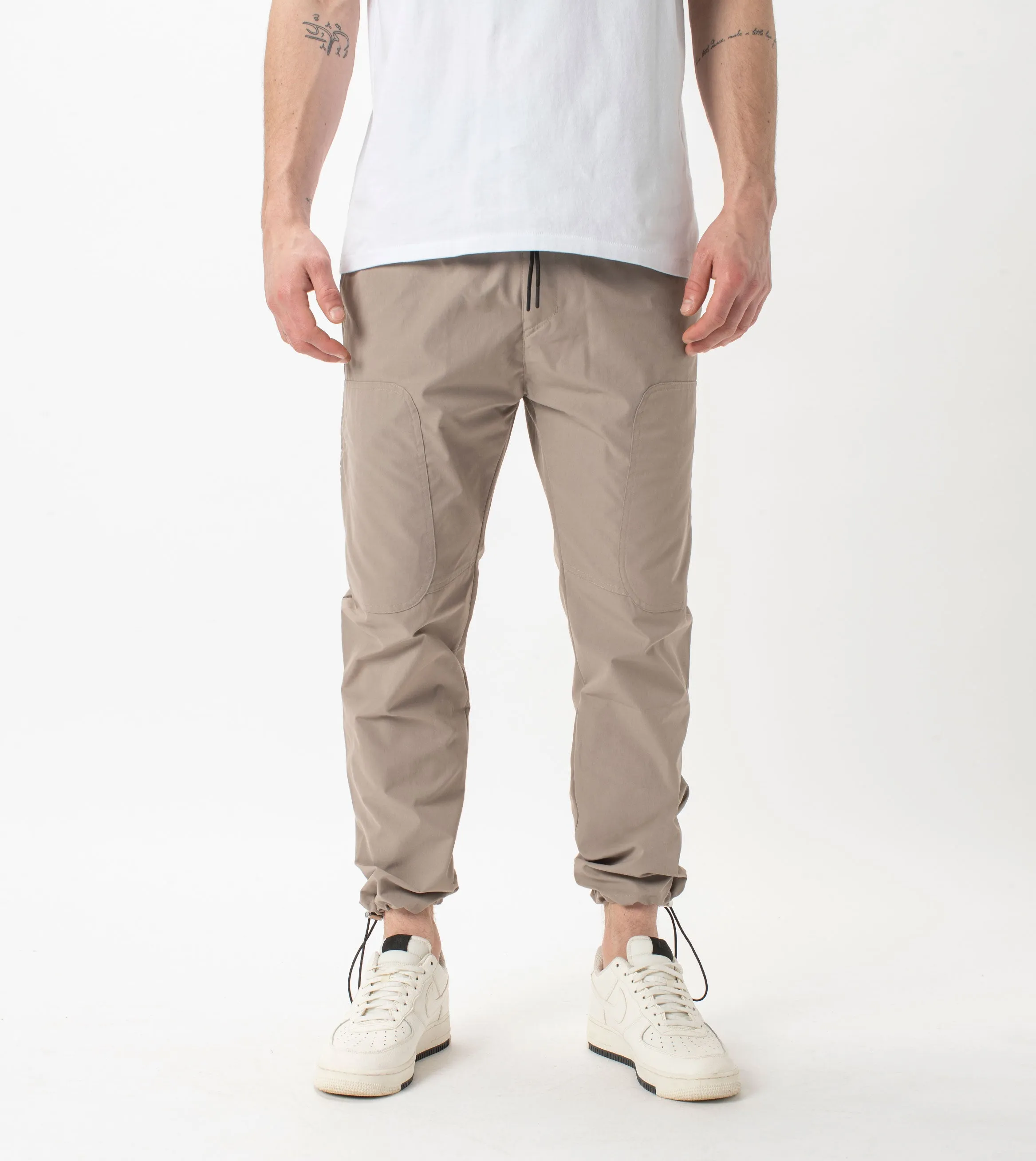 Jumpa Tech Pant Almond sold by Zanerobe