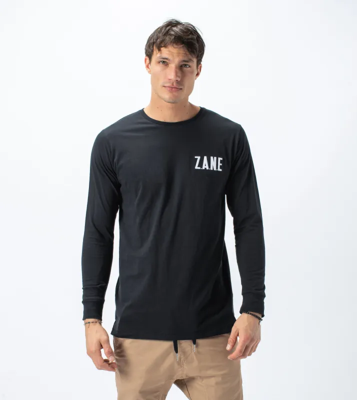 ZANE Flintlock LS Tee Black - Sale sold by Zanerobe