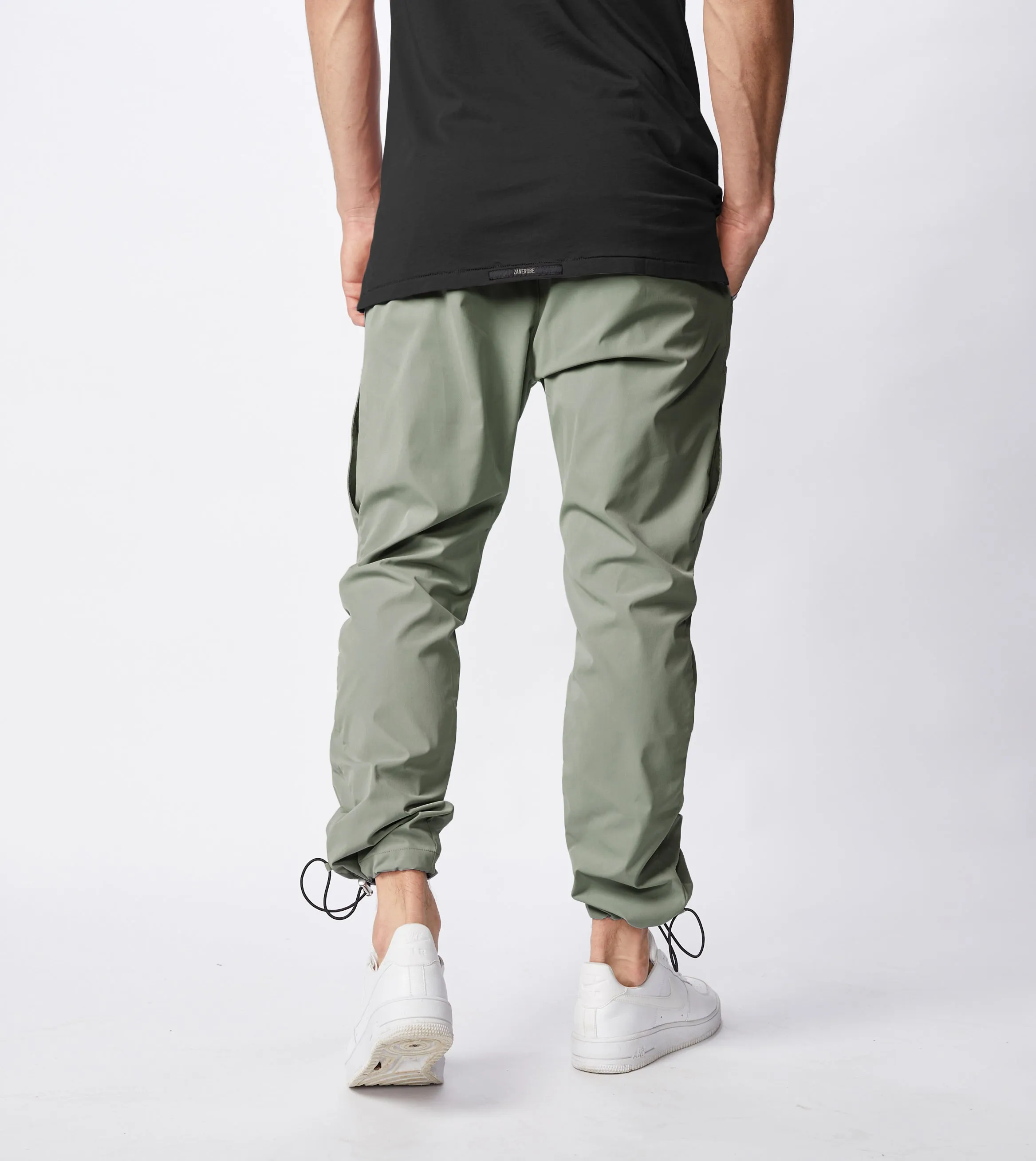 Jumpa Tech Pant Dark Moss sold by Zanerobe product image thumbnail 5