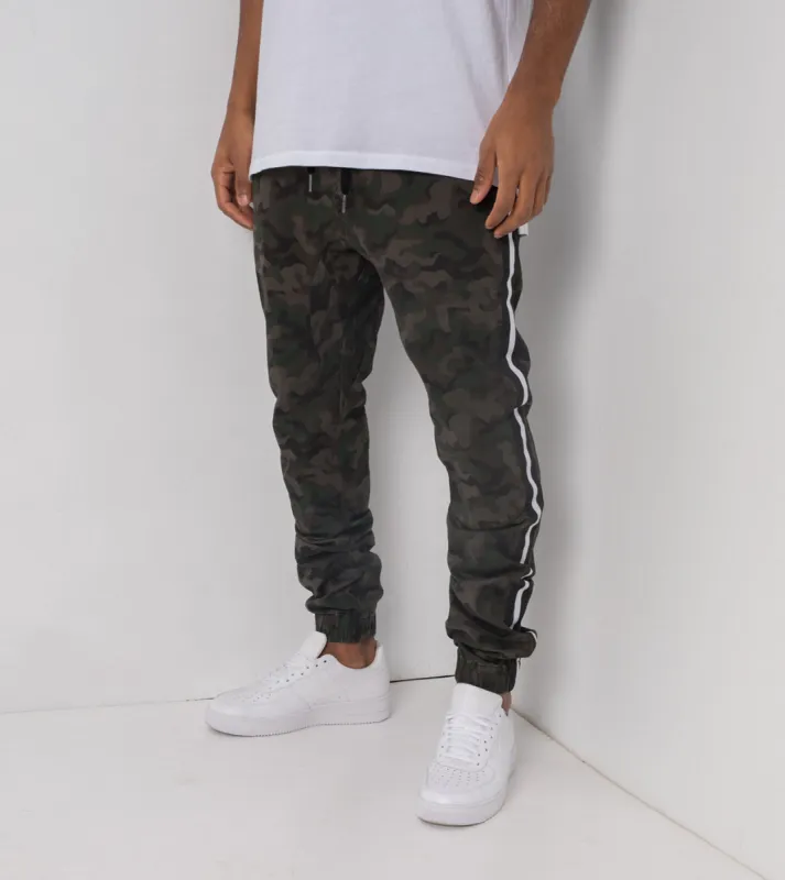 Sideline Sureshot Lightweight Jogger Dark Camo sold by Zanerobe