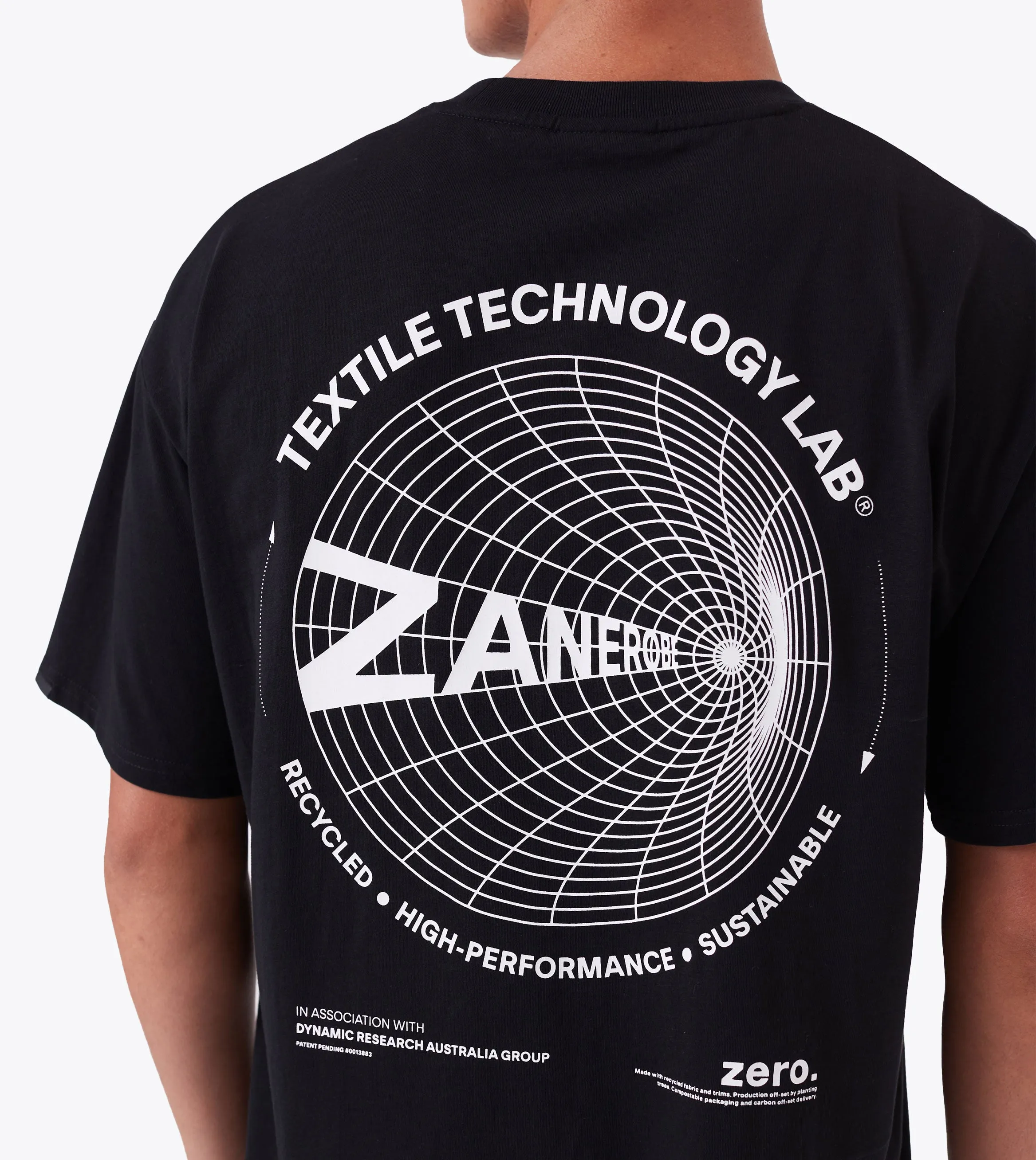 Tunnel Box Tee Black sold by Zanerobe product image thumbnail 2