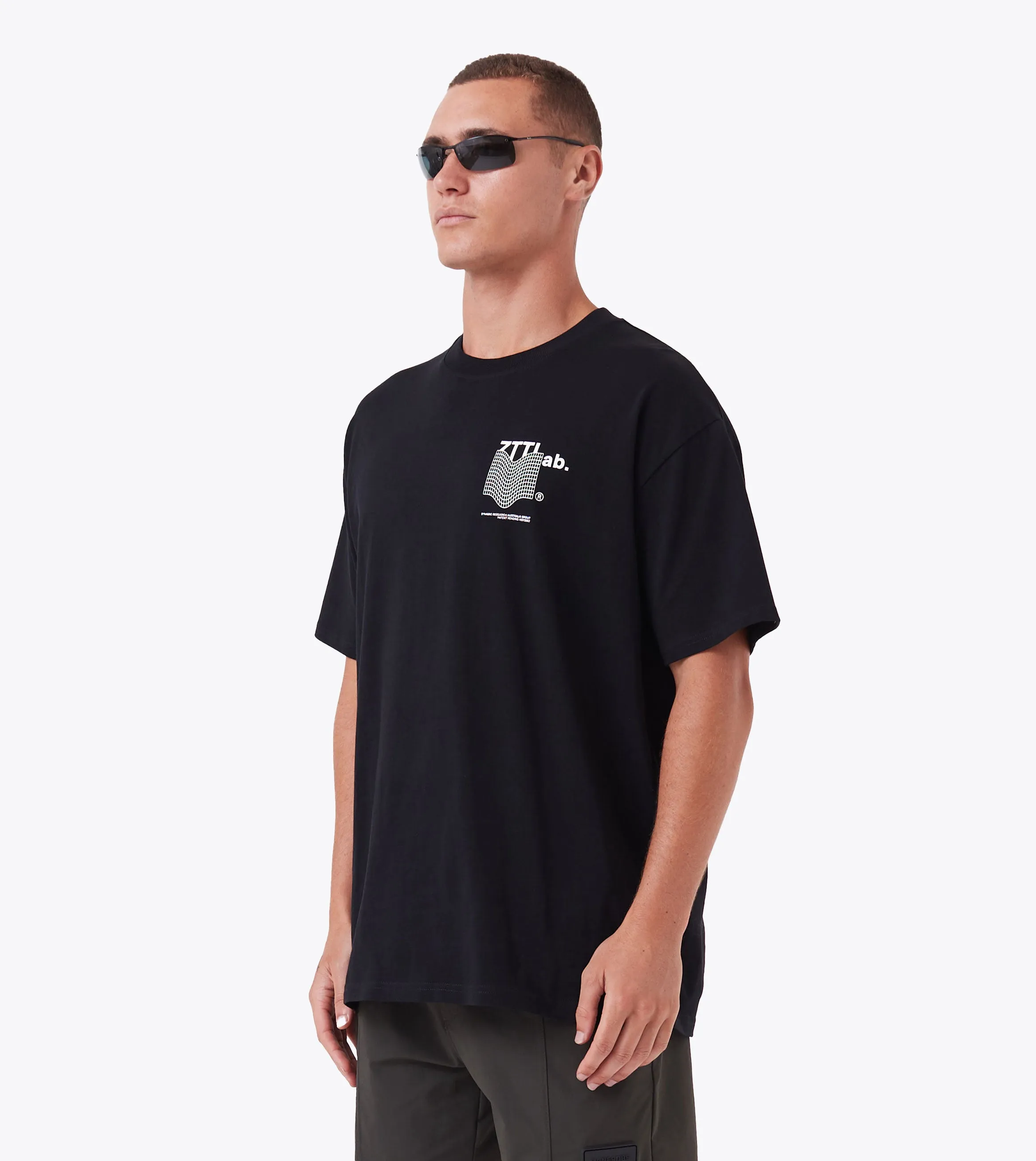 Tunnel Box Tee Black sold by Zanerobe product image thumbnail 4