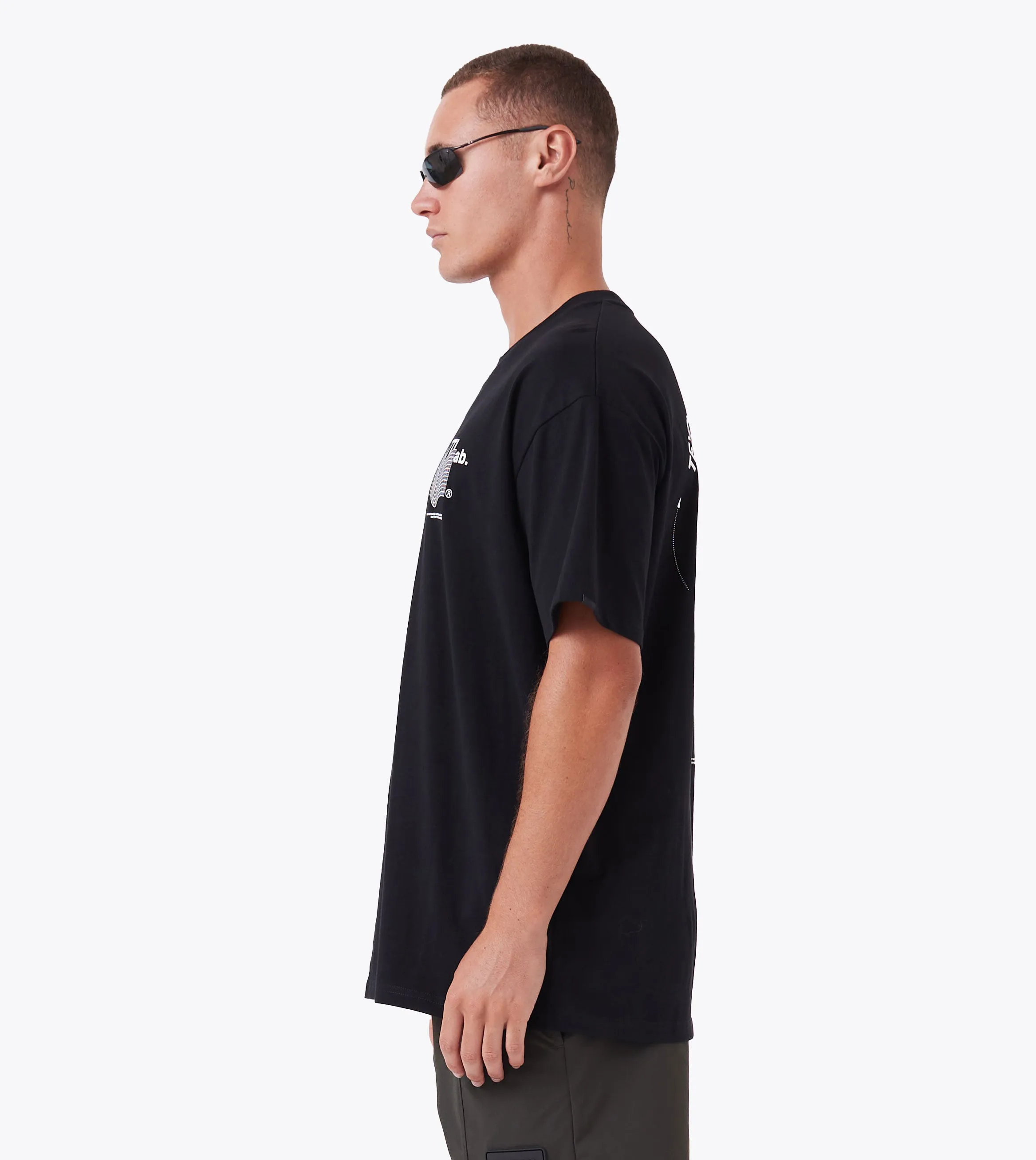 Tunnel Box Tee Black sold by Zanerobe product image thumbnail 5