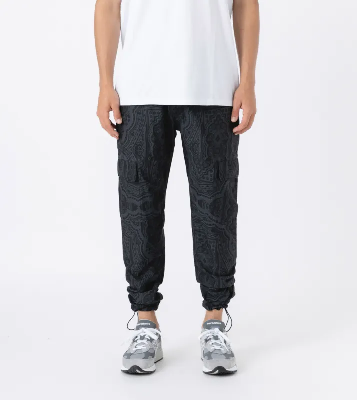 Jumpa Cargo Pant Dk Grey/Black sold by Zanerobe