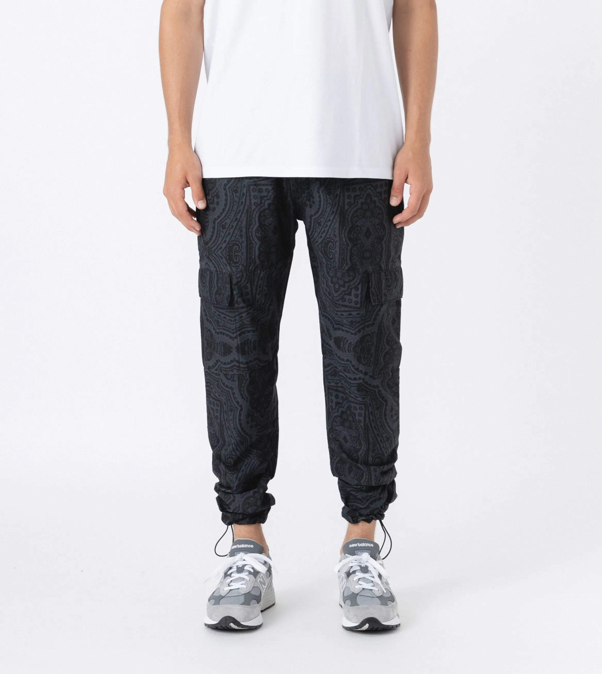 Jumpa Cargo Pant Dk Grey/Black sold by Zanerobe