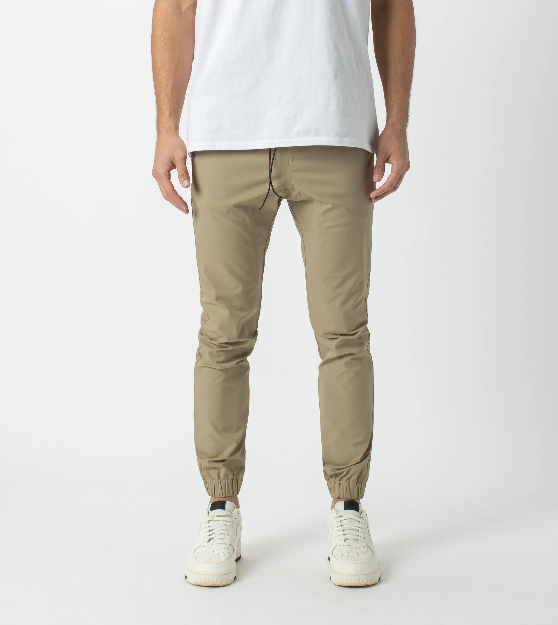 Sureshot Tech Jogger Sand sold by Zanerobe