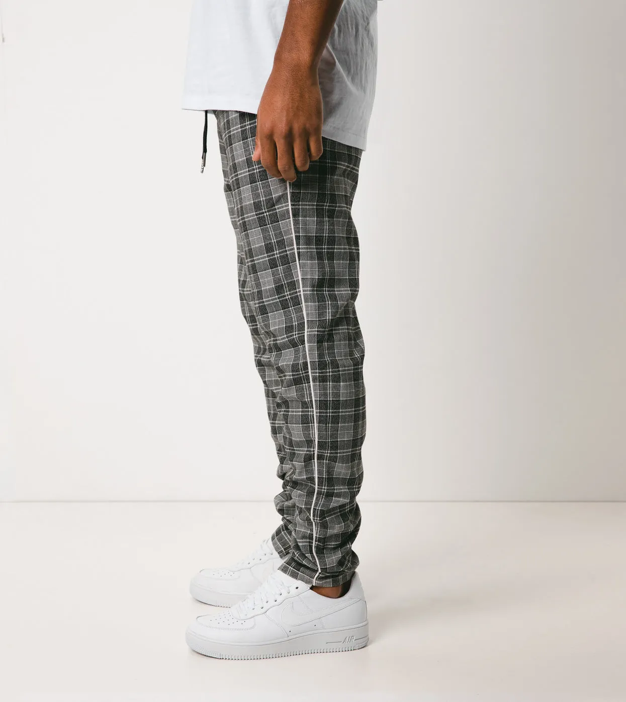 Plaid Unblockshot Chino Static Black sold by Zanerobe product image thumbnail 4