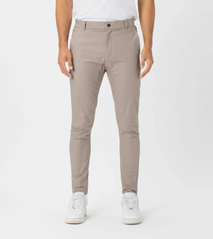 Golfshot Pant Almond sold by Zanerobe