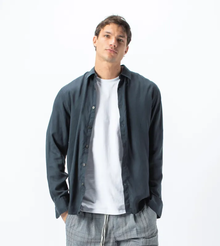 Soft LS Shirt Vintage Black sold by Zanerobe