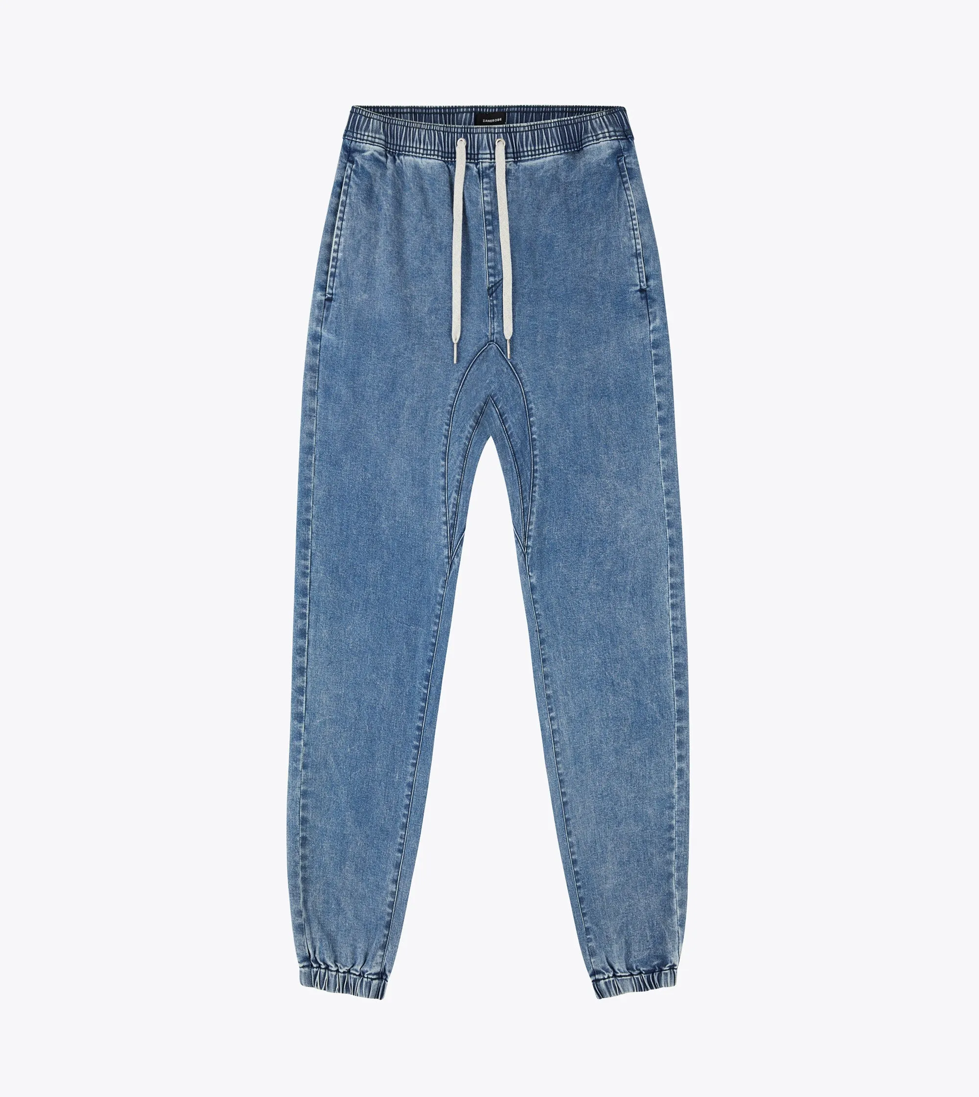 Sureshot Mid Rise Denim Jogger Essential Blue sold by Zanerobe product image thumbnail 3