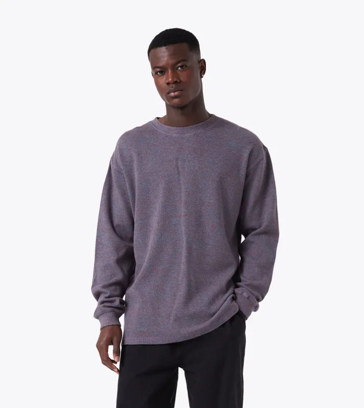 Thermal Box LS Tee Lolite Marle sold by Zanerobe