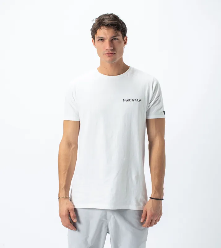 Words Flintlock Tee Milk - Sale sold by Zanerobe