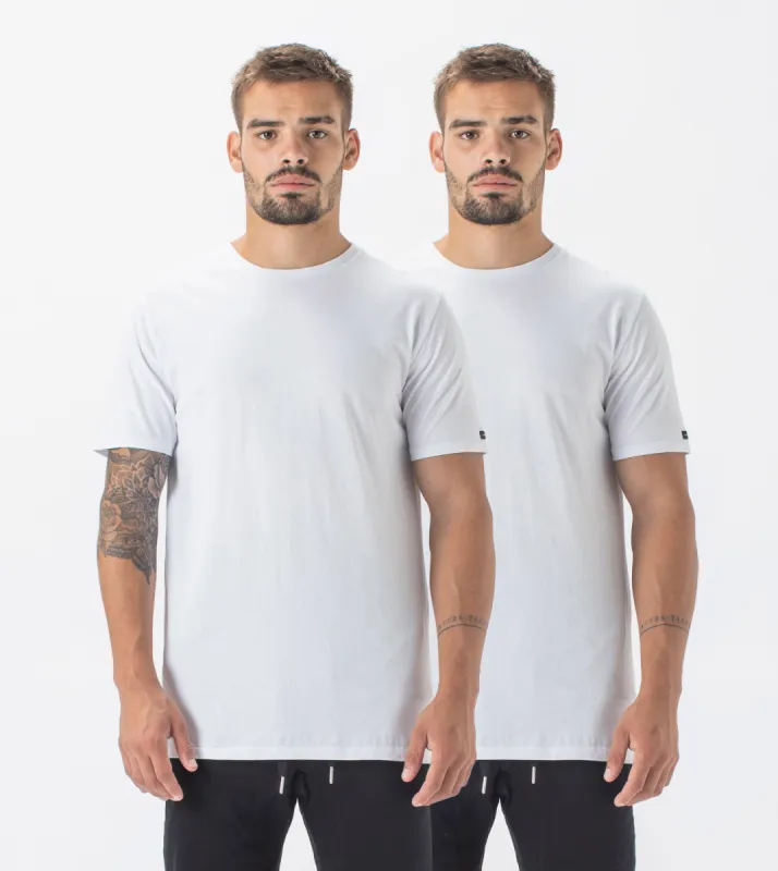 2 Pack Flintlock Tee White/White sold by Zanerobe