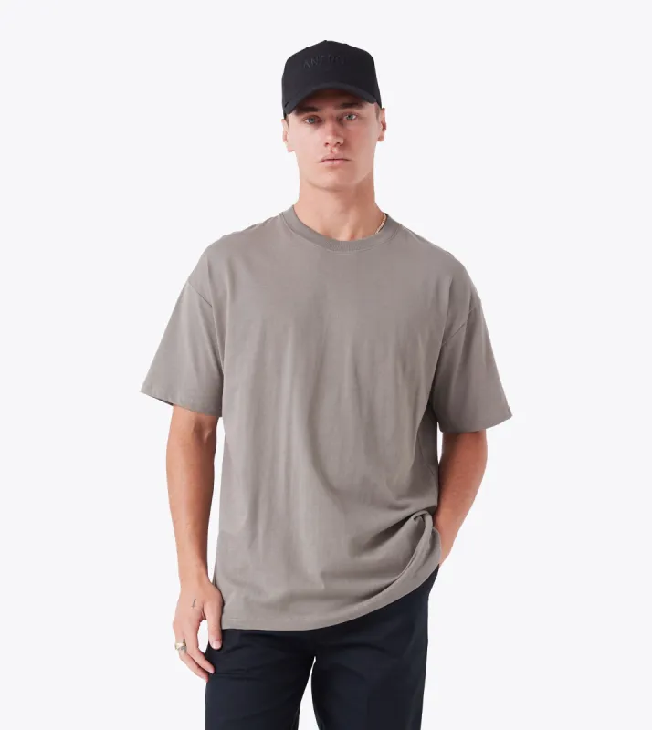 Box Tee Dk Moss sold by Zanerobe