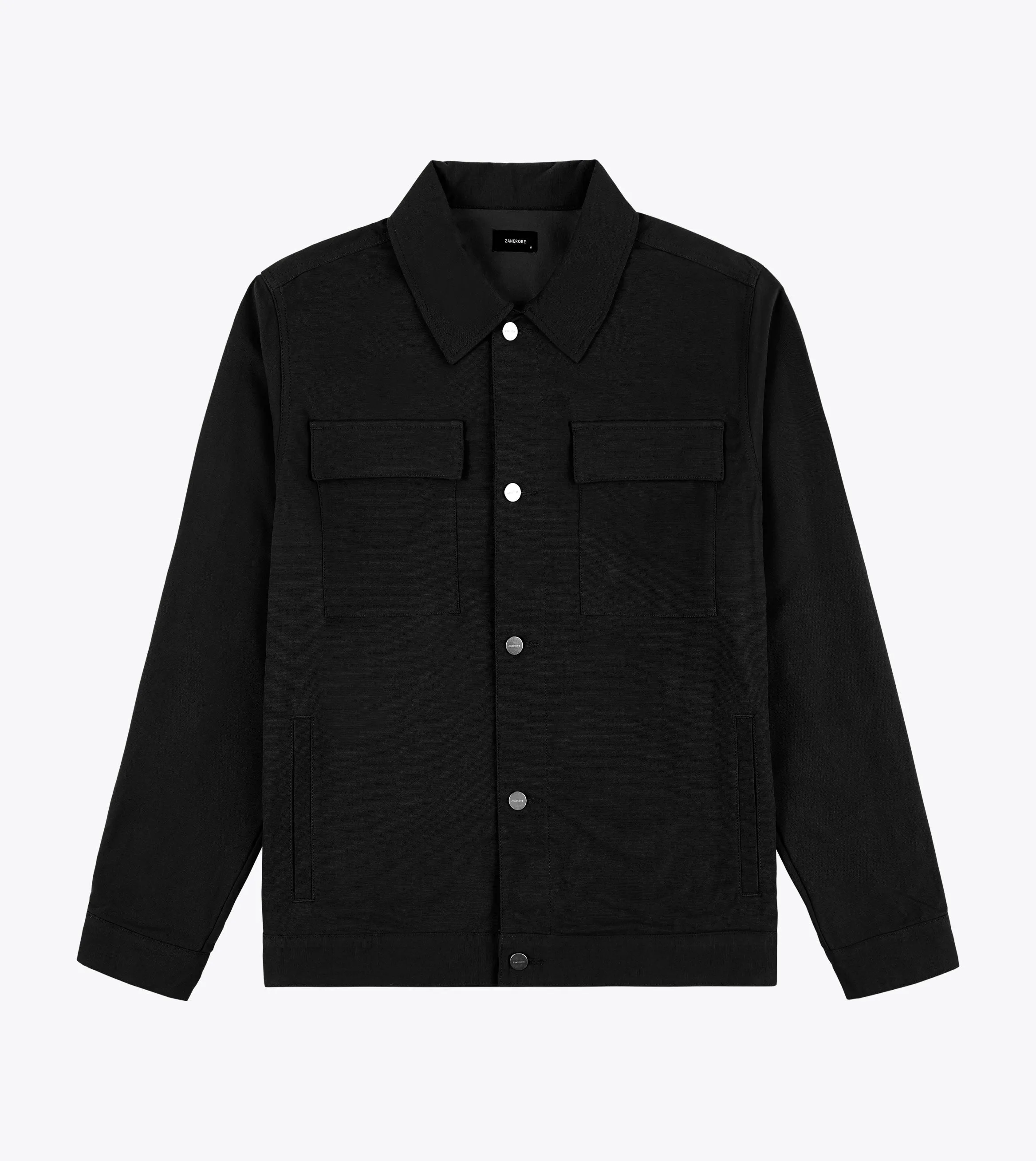 Canvas Work Jacket Black sold by Zanerobe product image thumbnail 3