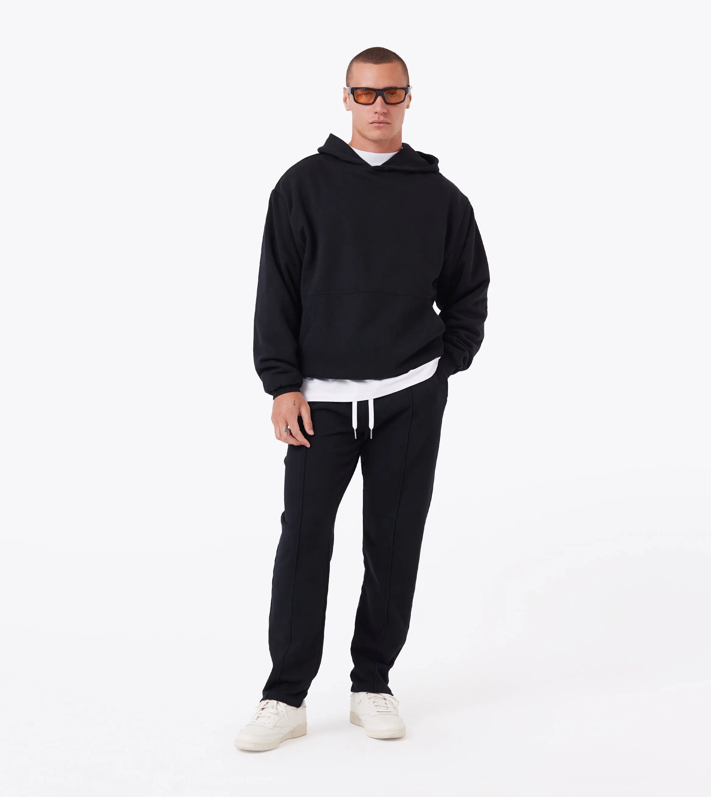 Fleece Football Trackpant Black sold by Zanerobe product image thumbnail 2