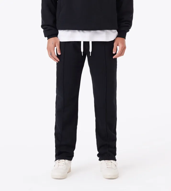 Fleece Football Trackpant Black sold by Zanerobe
