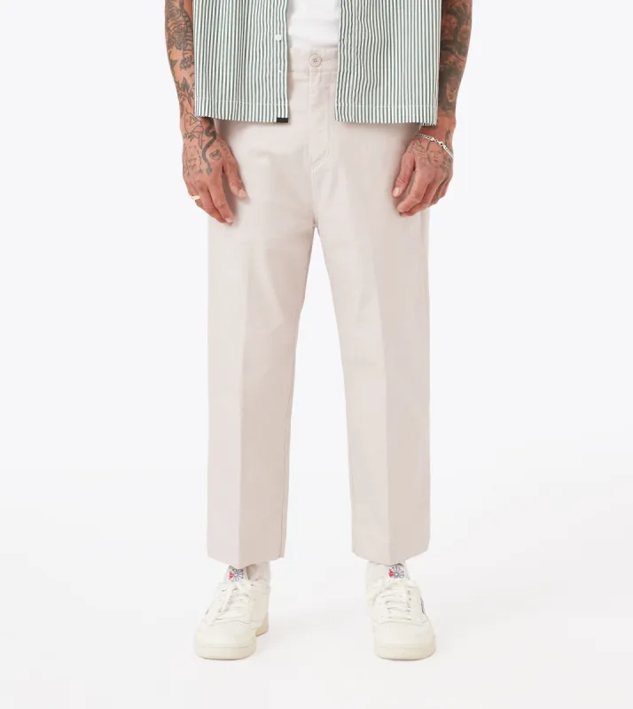 Box Crop Pant Taupe sold by Zanerobe