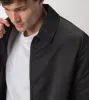 Satin Coach Jacket Black sold by Zanerobe