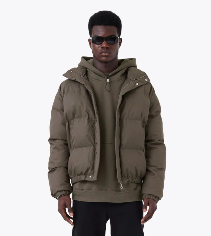 Hike Puffer Jacket Peat sold by Zanerobe