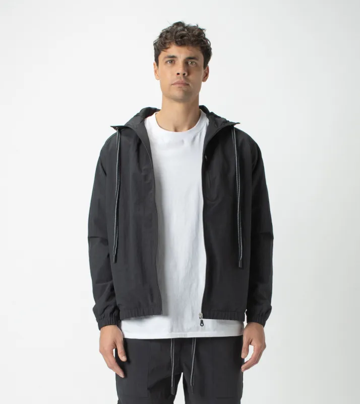 Jumpa Lite Jacket Black sold by Zanerobe