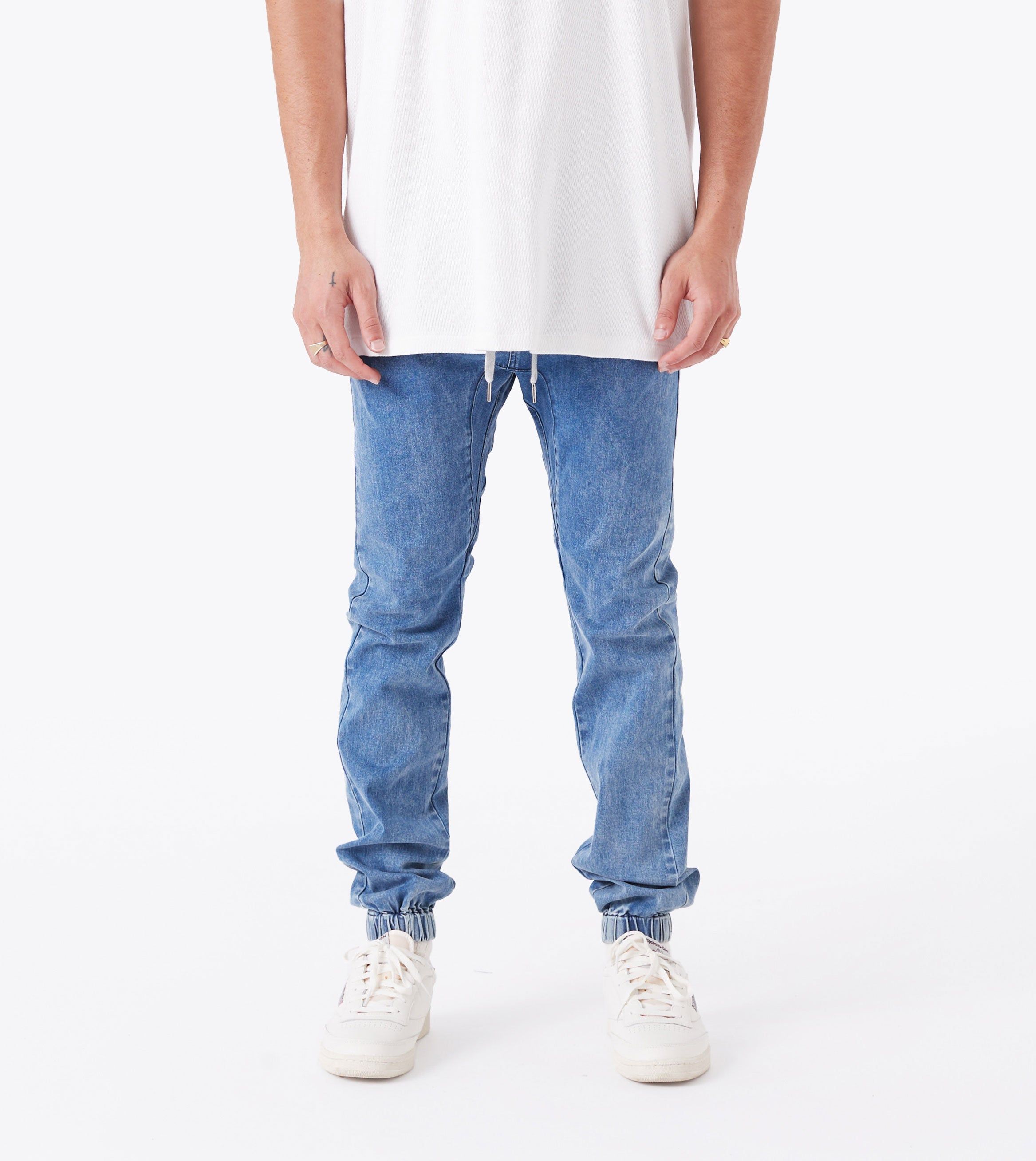 Sureshot Denim Jogger Dark Blue sold by Zanerobe