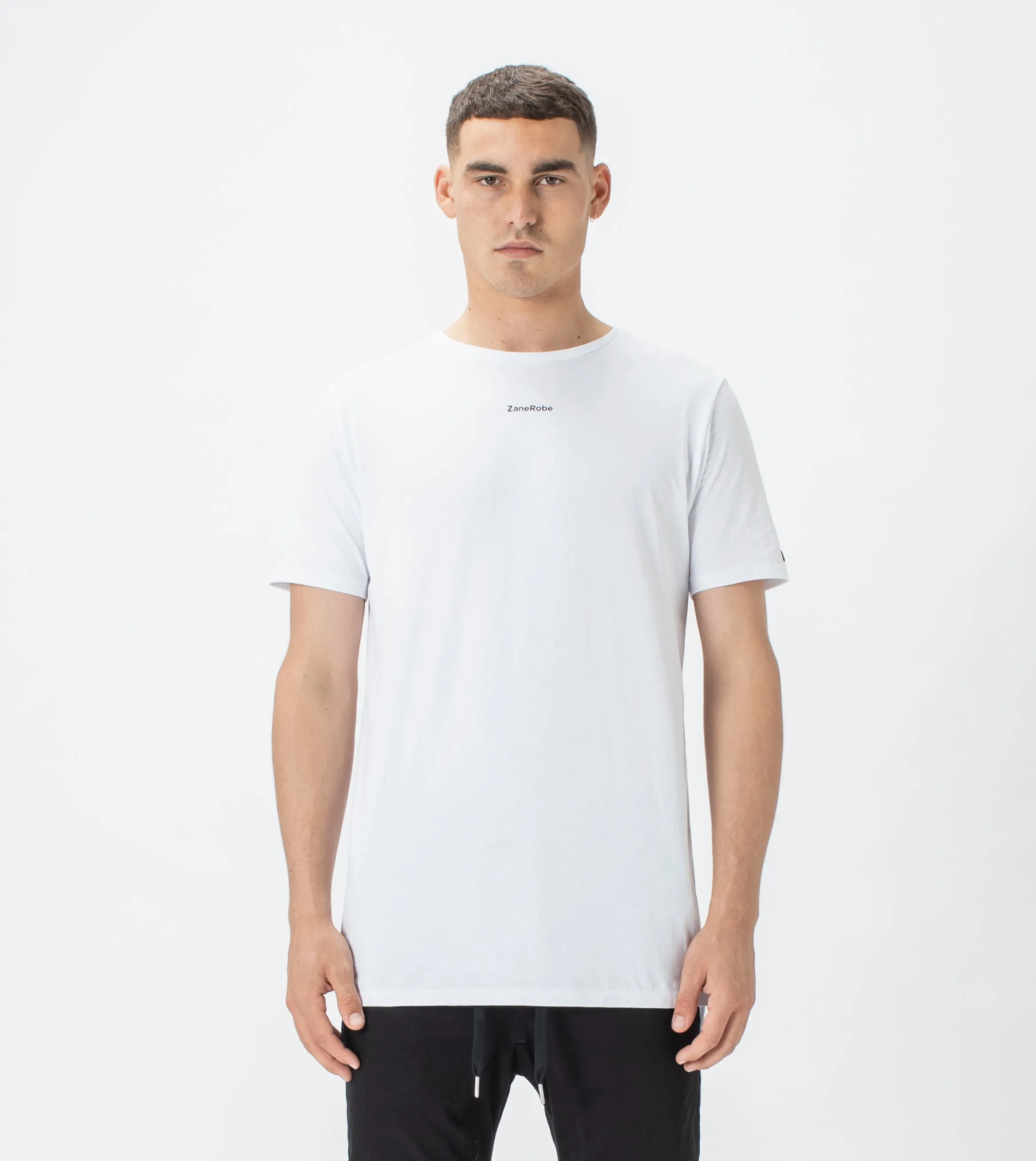 Label Flintlock Tee White sold by Zanerobe