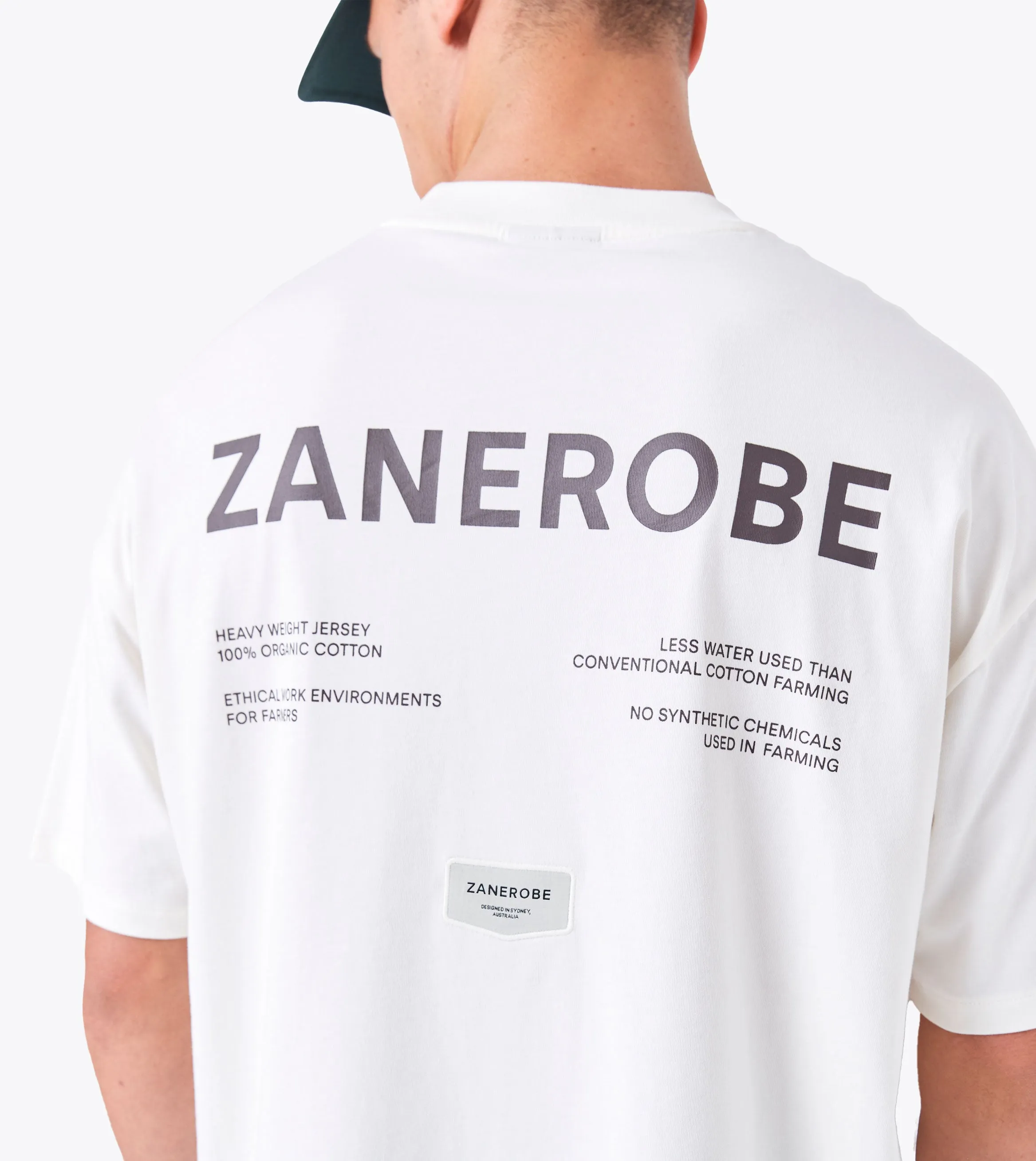 Label Box ++ Tee Vintage White sold by Zanerobe product image thumbnail 4