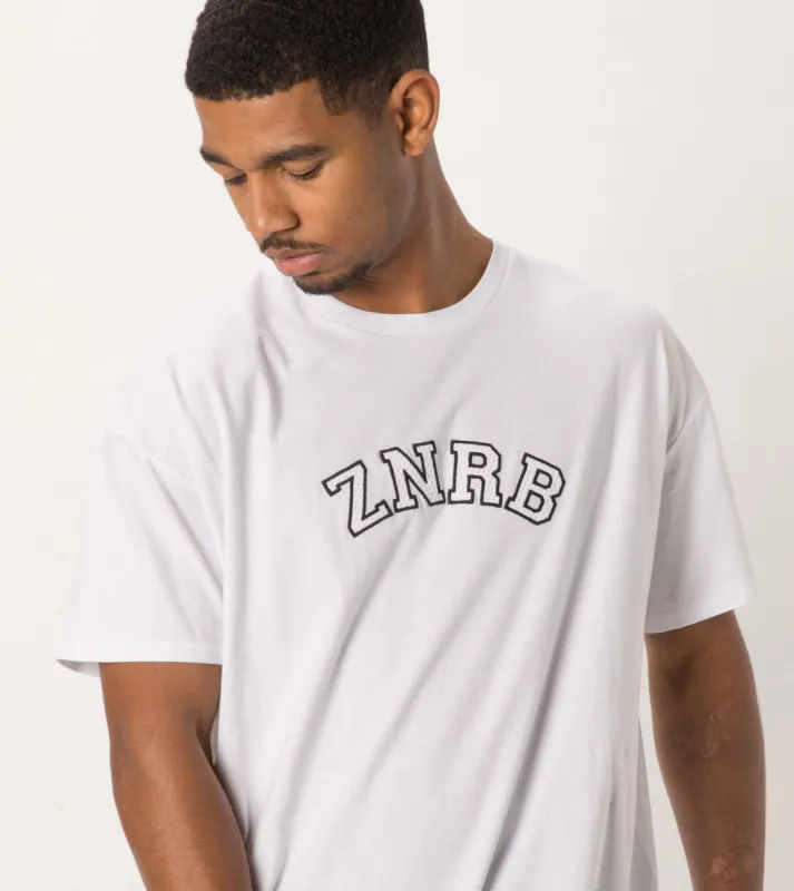 Team Rugger Tee White sold by Zanerobe