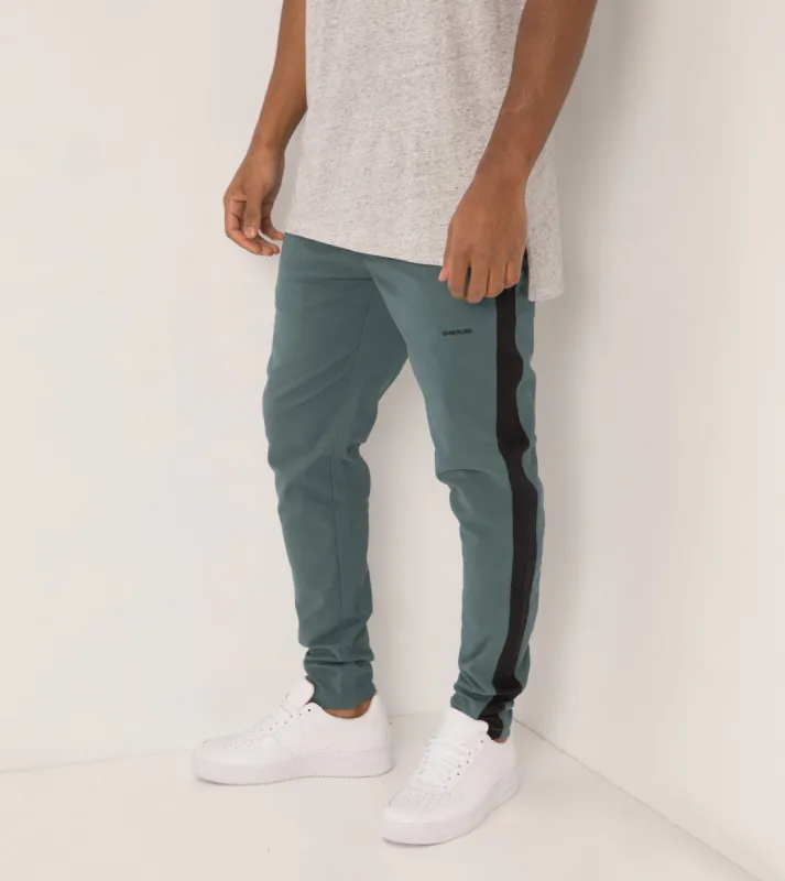Jumpshot Track Pant Marine/Black sold by Zanerobe