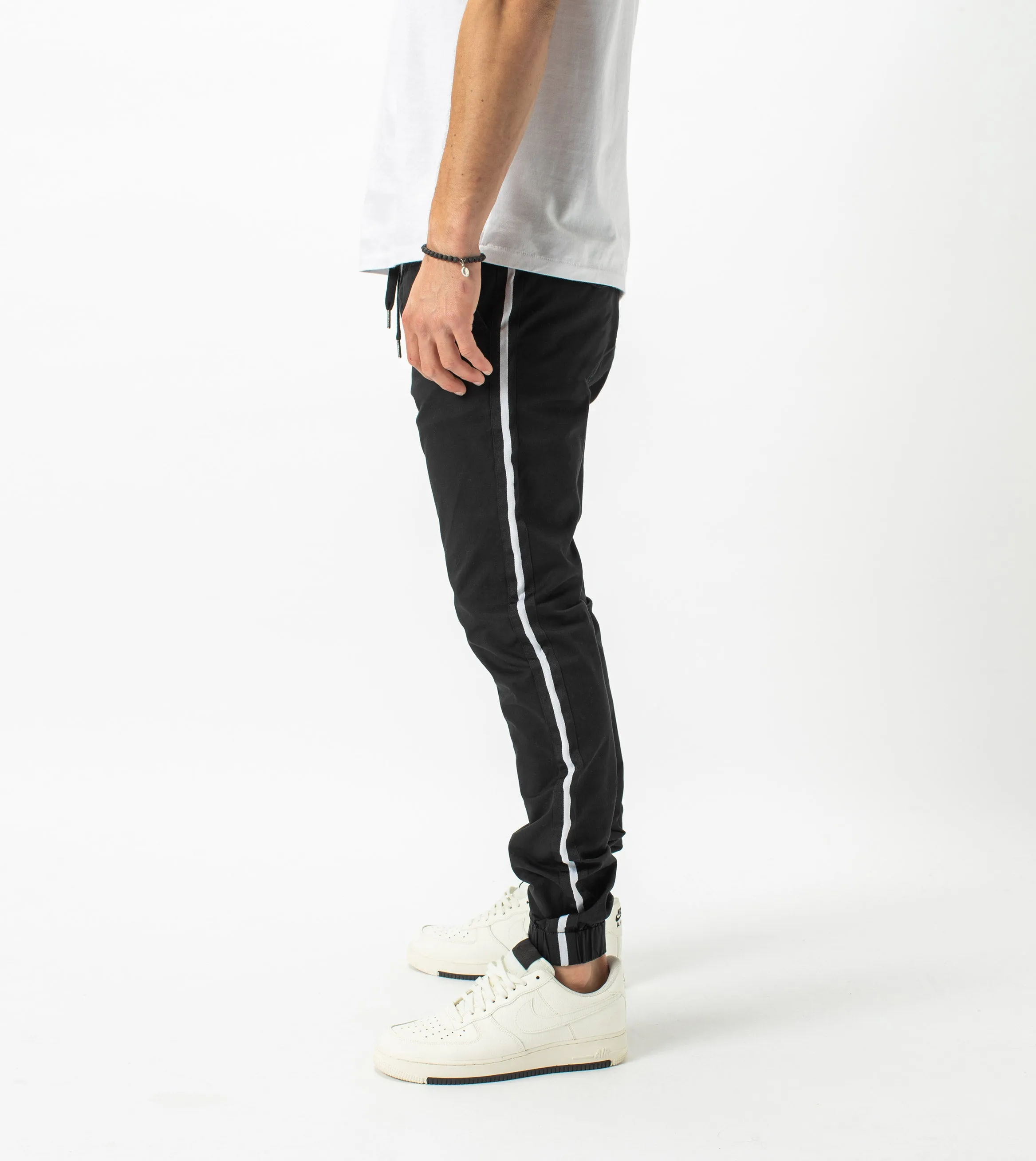 Sureshot Sideline Lightweight Jogger Black/White sold by Zanerobe product image thumbnail 4
