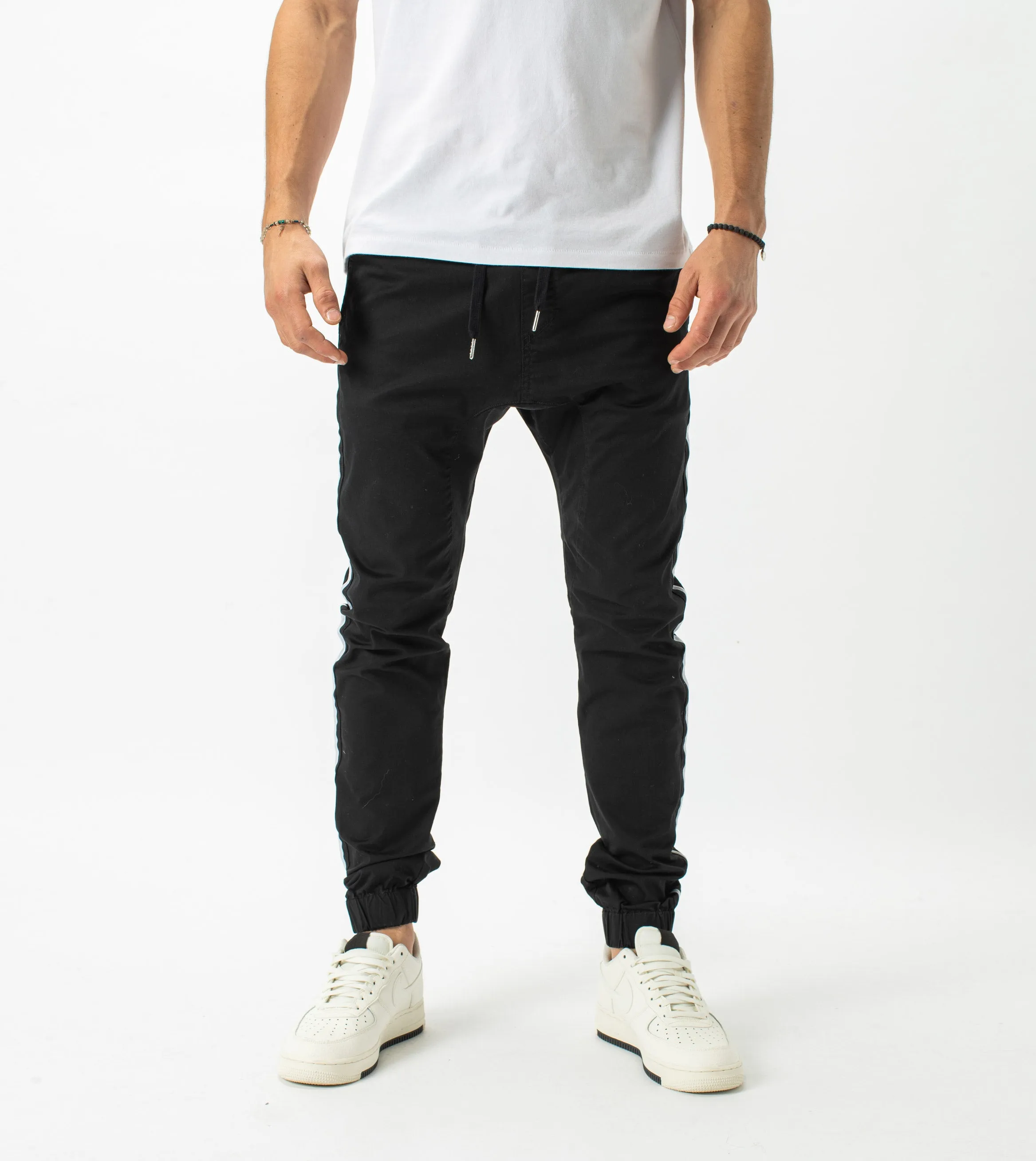 Sureshot Sideline Lightweight Jogger Black/White sold by Zanerobe product image thumbnail 2