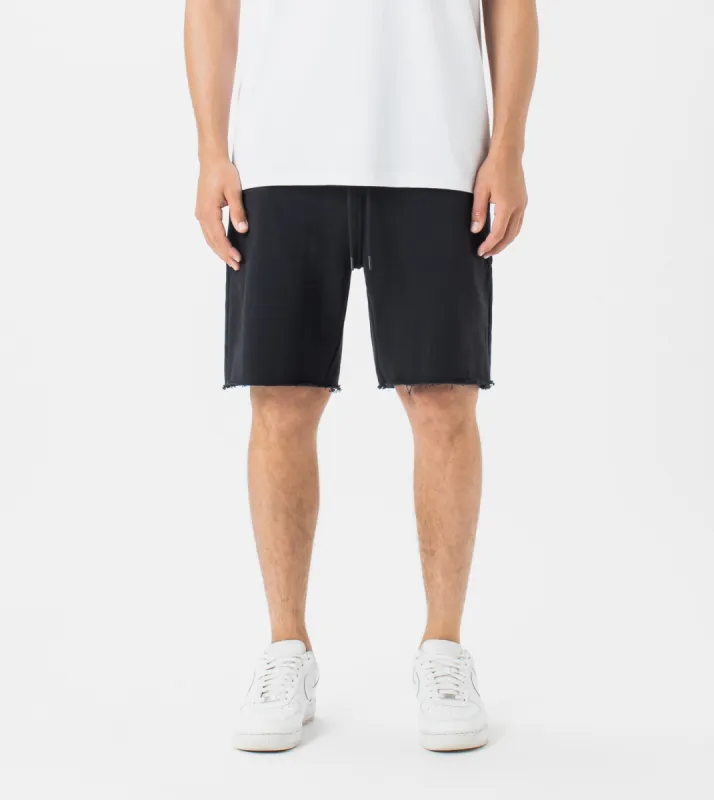 Jumpa Fleece Short Black sold by Zanerobe