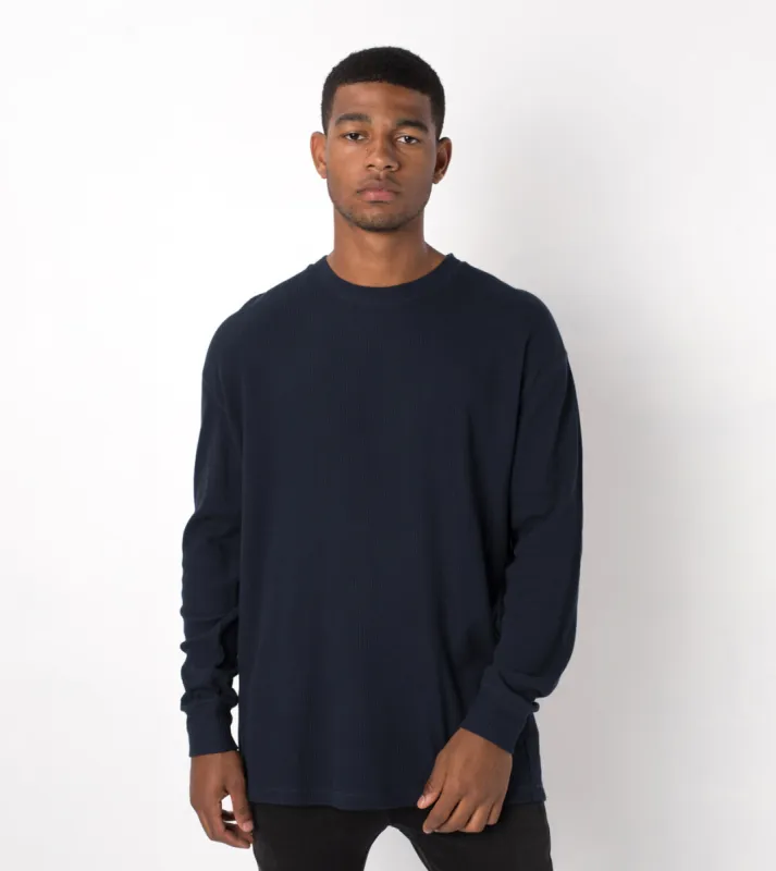 Waffle Rugger LS Tee Ink - Sale sold by Zanerobe