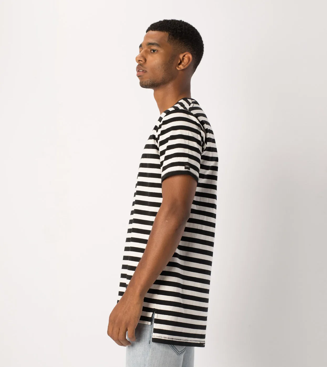Label Flintlock Tee Black/White sold by Zanerobe product image thumbnail 5