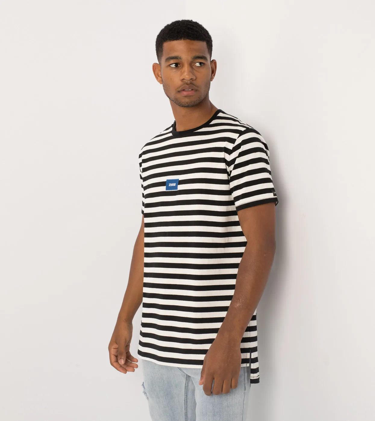 Label Flintlock Tee Black/White sold by Zanerobe product image thumbnail 4