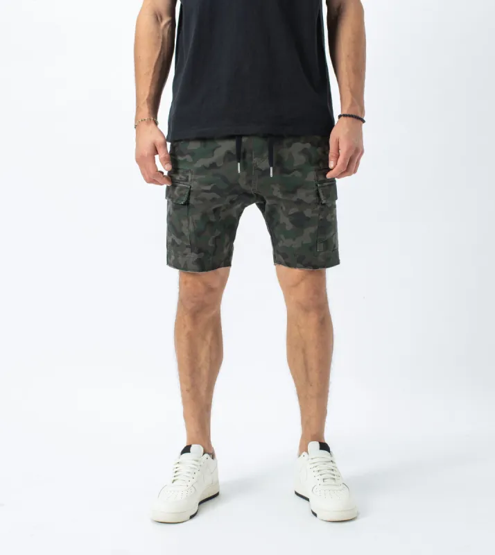 Sureshot Lightweight Cargo Short Dark Camo - Sale made by Zanerobe