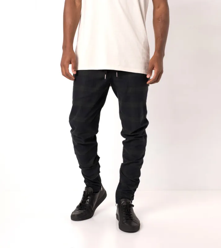 Plaid Unblockshot Chino Ink/Forest - Sale sold by Zanerobe