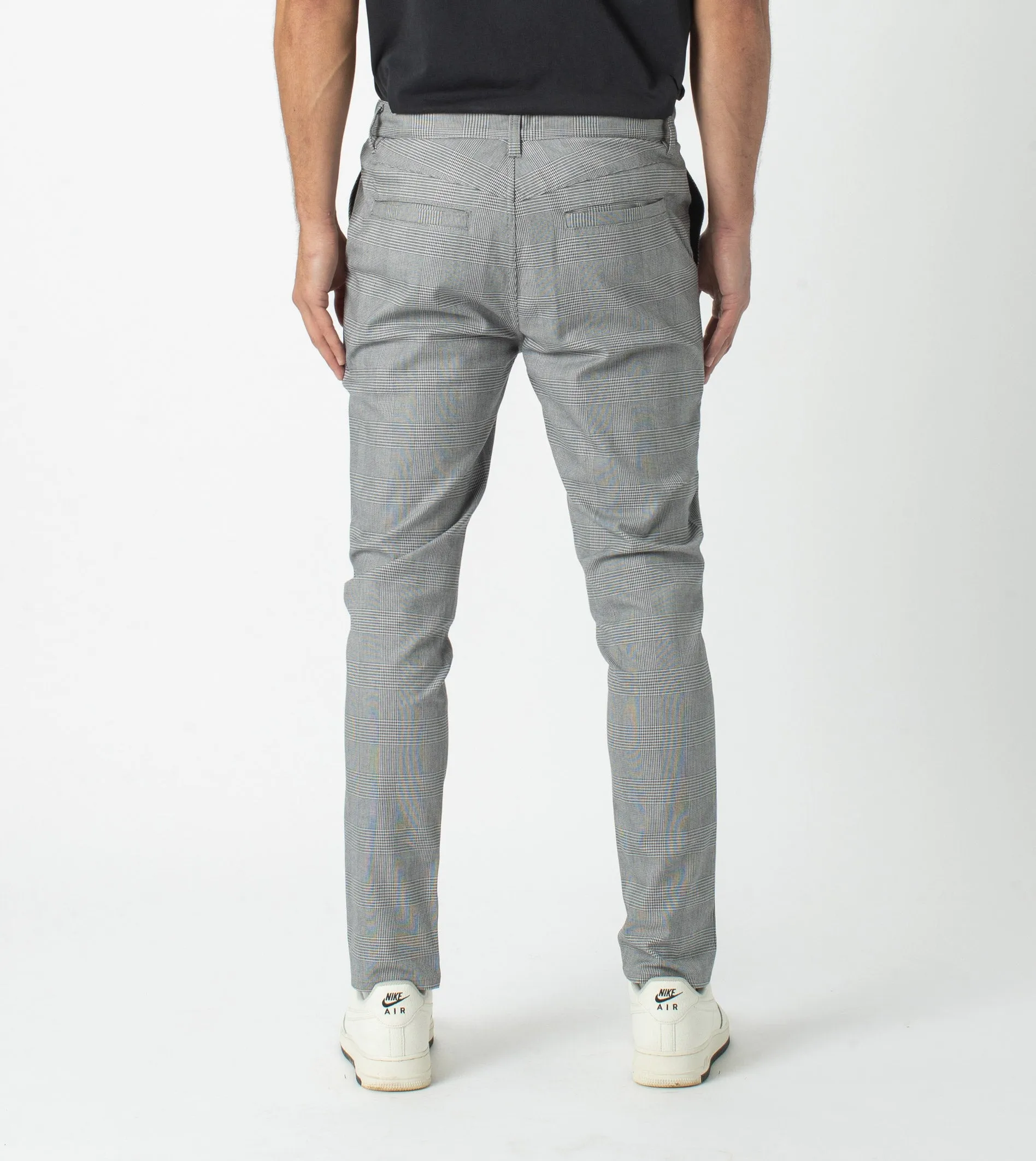 Check Snapshot Chino Grey sold by Zanerobe product image thumbnail 5