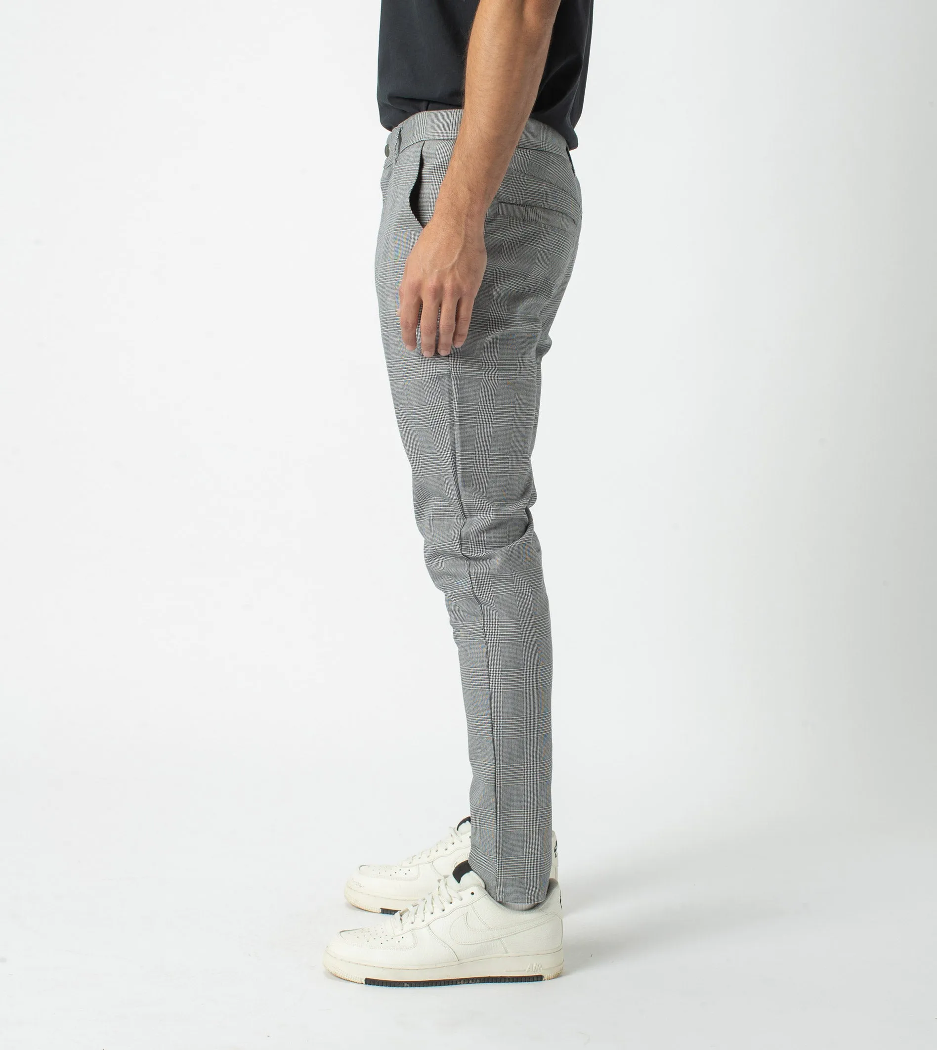 Check Snapshot Chino Grey sold by Zanerobe product image thumbnail 4