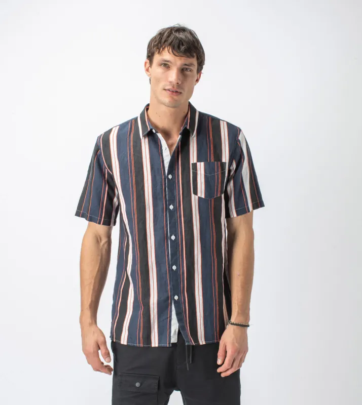 90's SS Shirt Ink/Milk sold by Zanerobe