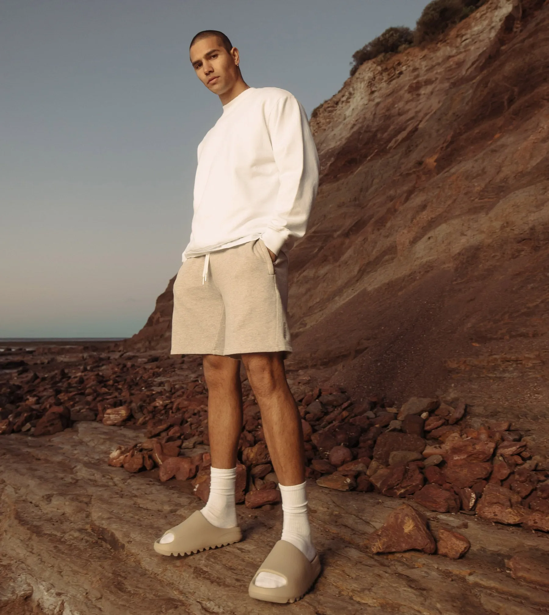 Ripped Orgo Crew Sweat White sold by Zanerobe product image thumbnail 3