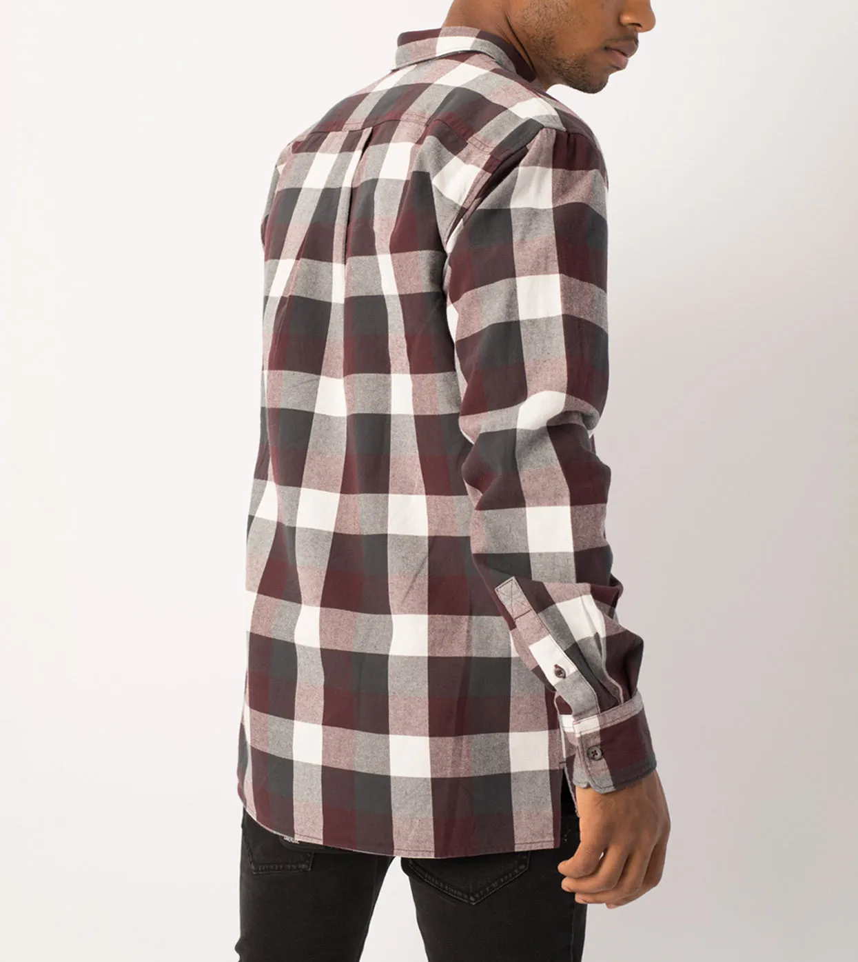 Flannel LS Shirt Port/Vintage Black - Sale sold by Zanerobe product image thumbnail 5