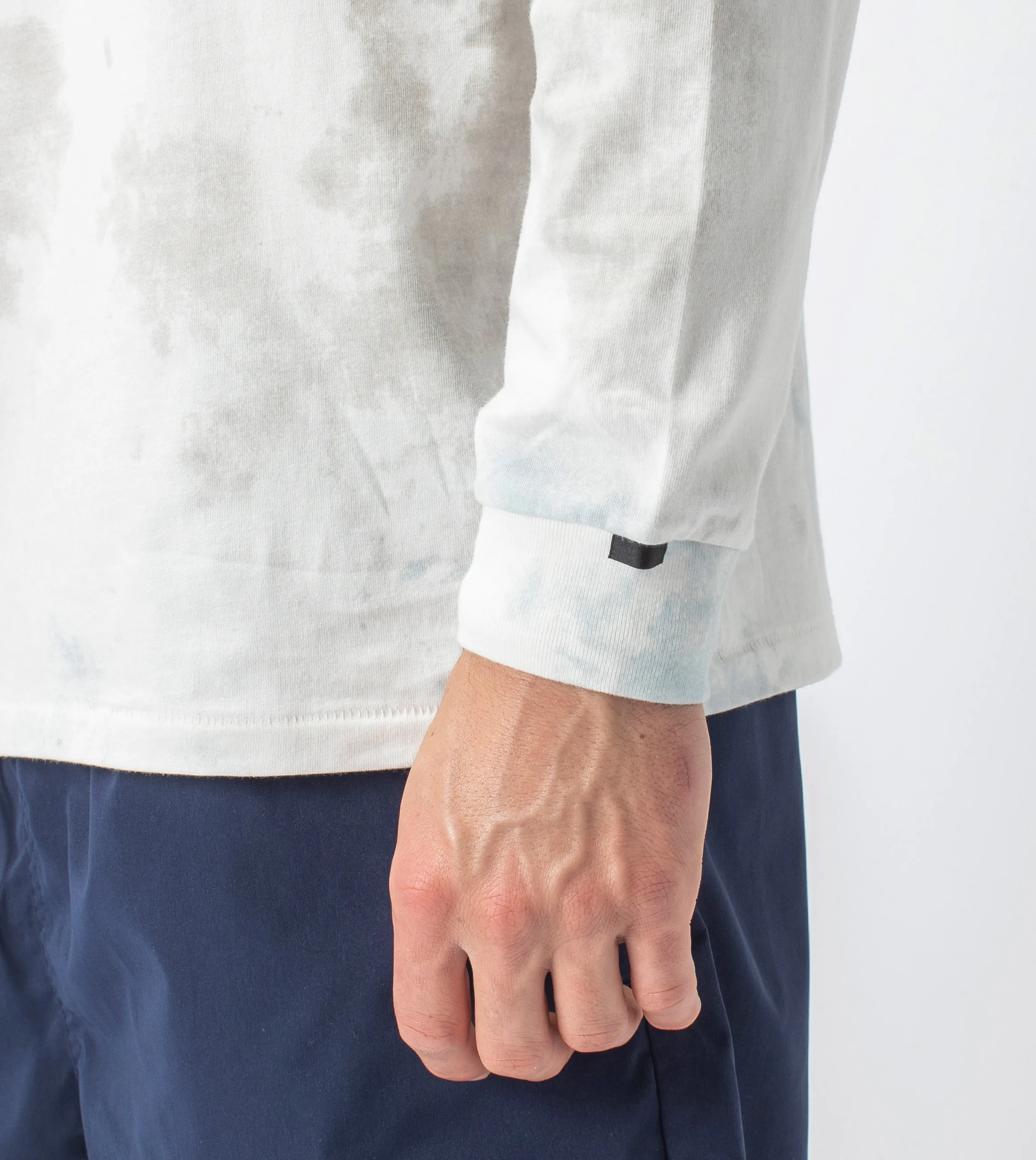 Slub Box LS Tee Milk/Cement sold by Zanerobe product image thumbnail 3