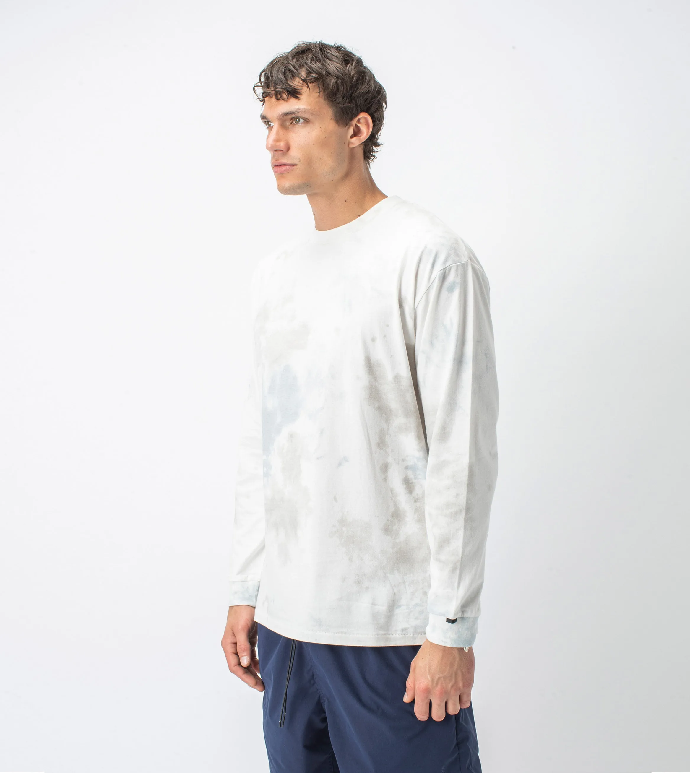 Slub Box LS Tee Milk/Cement sold by Zanerobe product image thumbnail 2