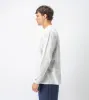 Slub Box LS Tee Milk/Cement sold by Zanerobe