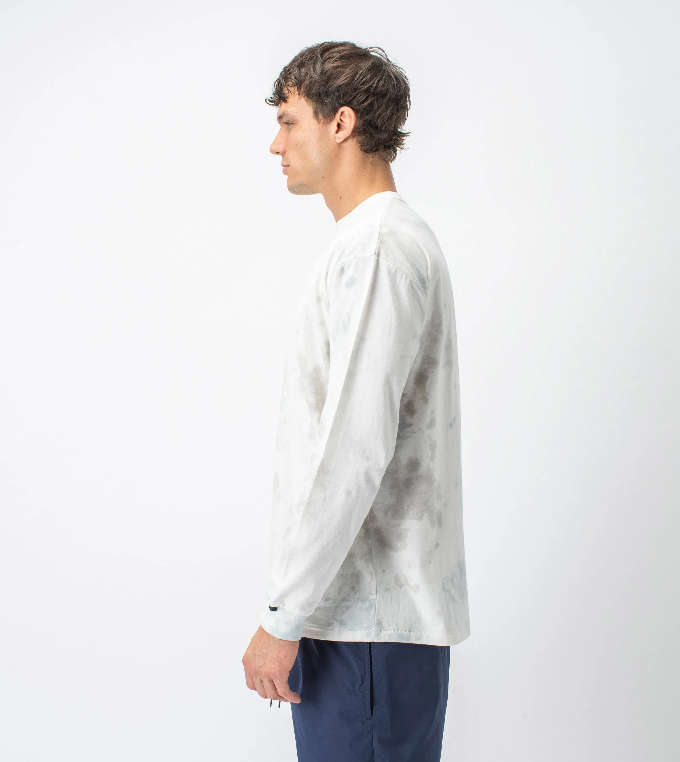 Slub Box LS Tee Milk/Cement sold by Zanerobe product image thumbnail 4