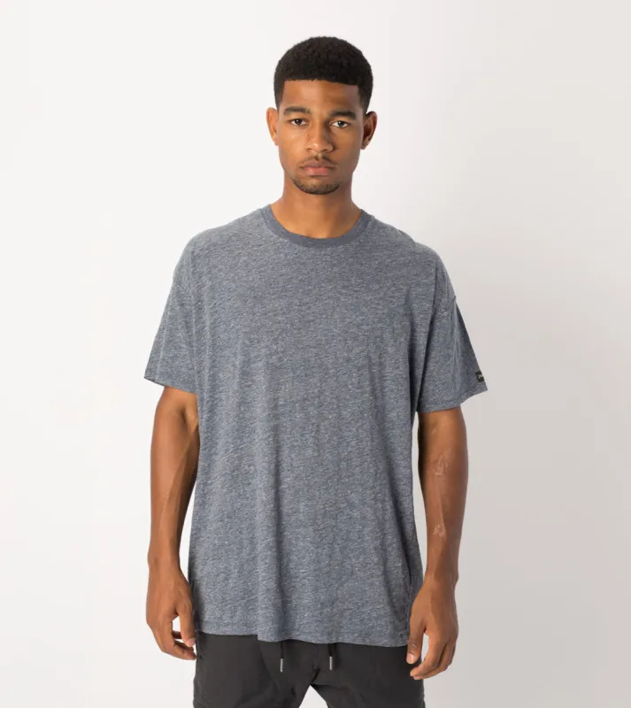 Rugger Tee Denim Marle sold by Zanerobe