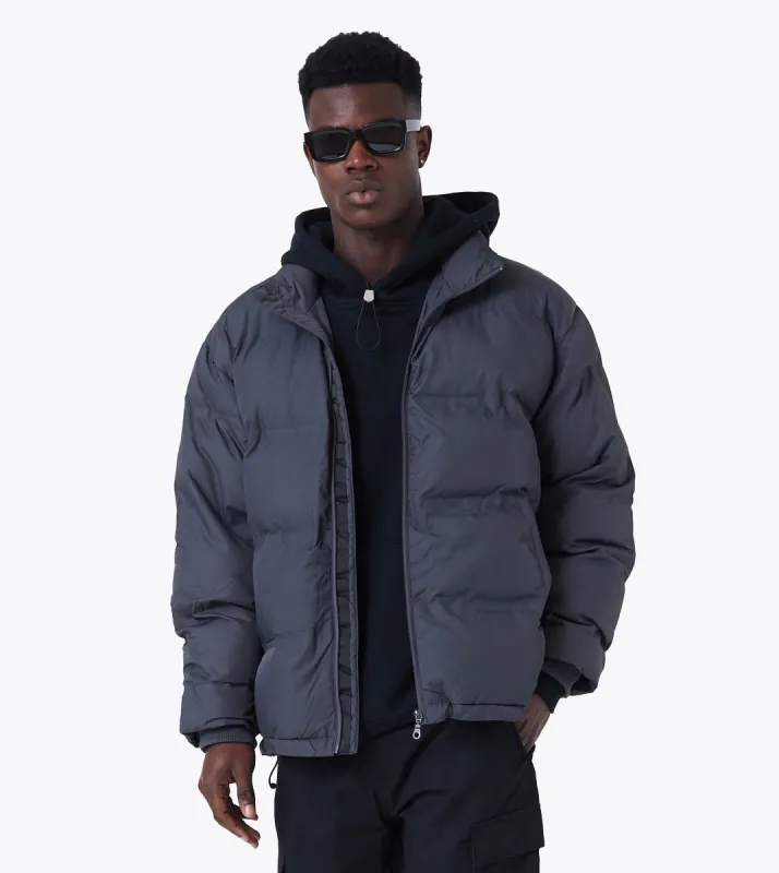 Powells Puffer Jacket Grey sold by Zanerobe