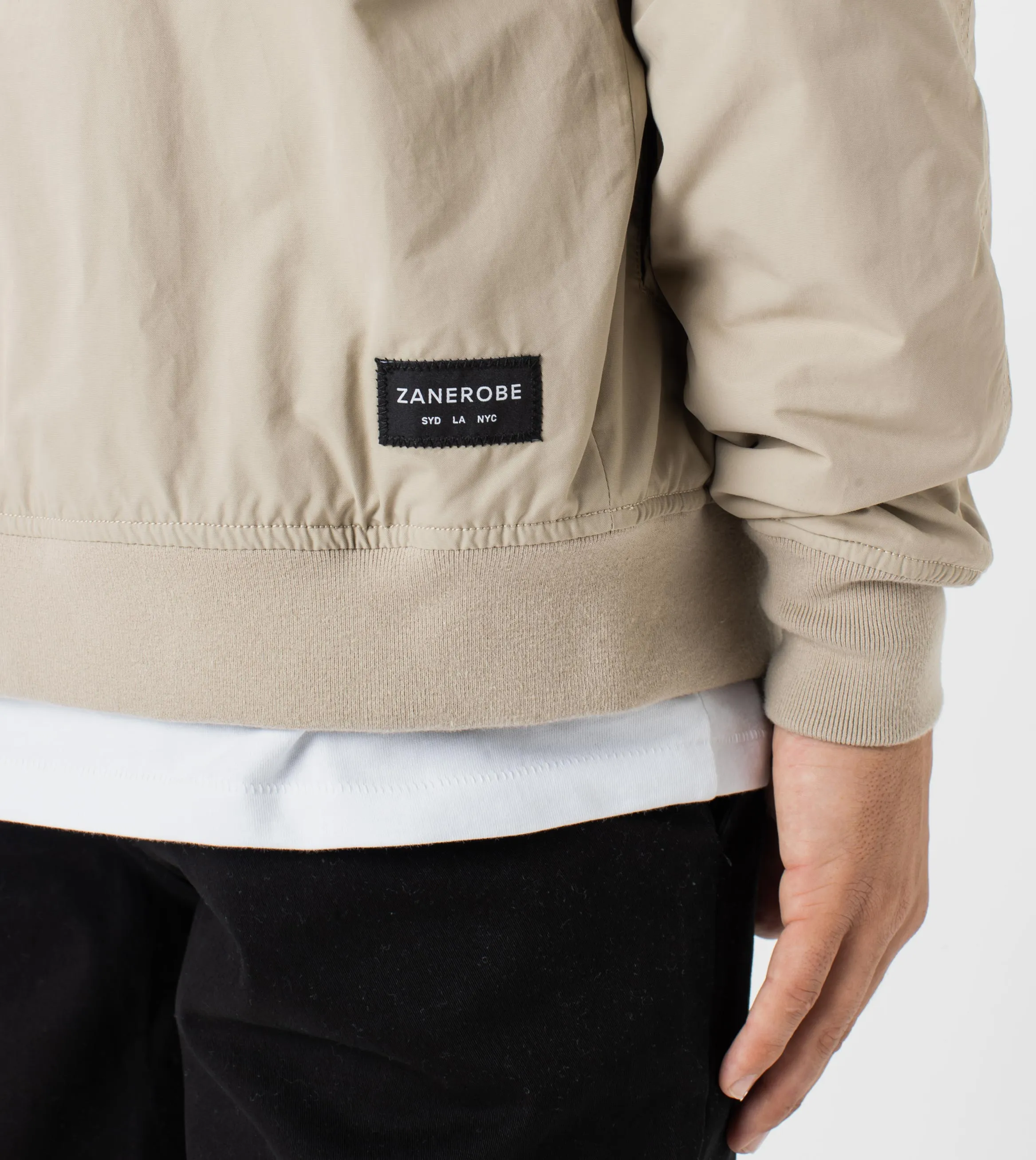 Zane Bomber Jacket Oat sold by Zanerobe product image thumbnail 3